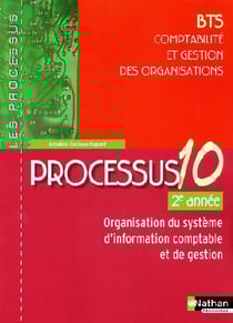 Processus 10 - bts comptabilité et gestion des organisations - 2ème année - organisation du système d'information comptable et de gestion - livre de l'élève (édition 2009)