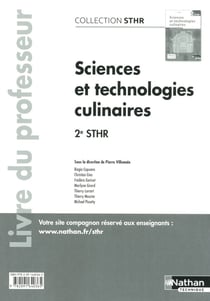 Sciences et technologies culinaires 2ème (STHR) - professeur - 2016