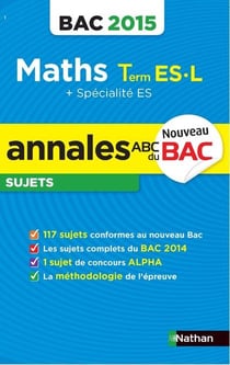 Annales bac 2015 maths es l -
