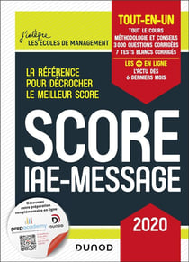 Score iae message - tout-en-un (édition 2020)