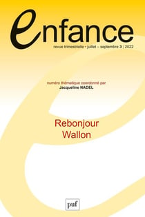 Revue enfance n.74 : rebonjour Wallon