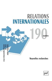 Relations internationales n.190 : nouvelles recherches (édition 2022)