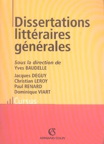 Dissertations litteraires generales (edition 2005)