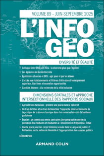 L'information géographique n.89 : Diversité et égalité - Dimensions spatiales et approche intersectionnelle des rapports sociaux