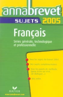 ANNABREVET SUJETS Tome 1 : series generale, technologique et professionnelle