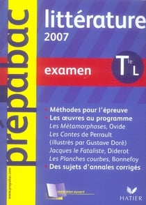 Prepabac examens - littérature - terminale l (édition 2006)