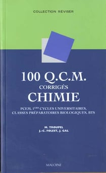 100 qcm corriges de chimie