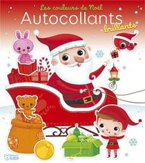 Autocollants brillants - couleurs de noël