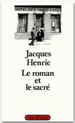 Le roman et le sacré