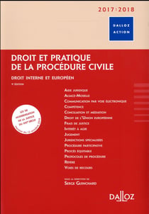 DROIT ET PRATIQUE DE LA PROCEDURE CIVILE 2017/2018