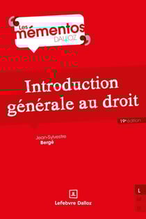 Introduction générale au droit (19e édition)