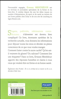 L'alimentation fitnext d'Erwann Menthéour - petit manuel de survie alimentaire dans la jungle industrielle