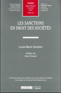 Les sanctions en droit des sociétés