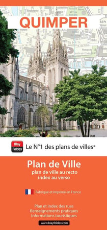 Quimper : Plan de ville (édition 2025)