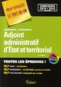 Concours adjoint administratif d'etat et adjoint administratif territorial - catégorie c