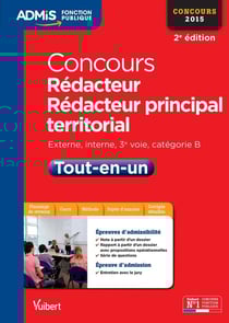 Concours rédacteur, rédacteur principal territorial - tout en un catégorie b - 2015 (2e édition)