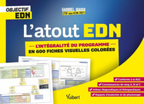 Objectif EDN : l'atout EDN : l'intégralité du programme en 600 fiches visuelles colorées