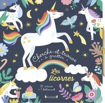 Cherche-et-trouve à gratter - les licornes