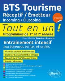 BTS tourisme : réceptif / émetteur. incoming / outgoing (3e édition)