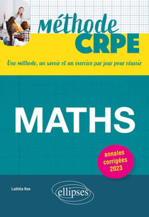 Méthode CRPE - mathématiques (édition 2023)
