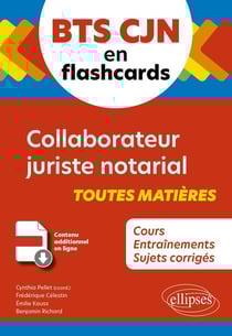 BTS CJN en flashcards : Collaborateur juriste notarial