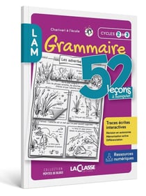 52 LECONS A MANIPULER EB GRAMMAIRE Cycle 2 et 3 5Livre + ressources numériques)