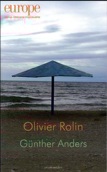 Olivier rolin / gunther anders