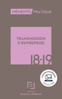 MEMENTO TRANSMISSION D'ENTREPRISE 2018-2019