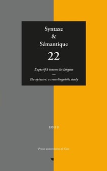 L'optatif à travers les langues : the optative - a cross-linguist study