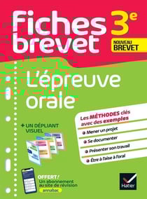 Fiches brevet Tome 6 : l'épreuve orale - 3e