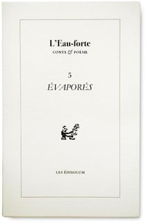 L'eau forte Tome 5 : évapores