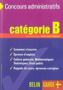 Guide des concours administratifs categorie b