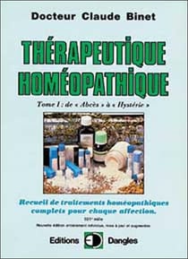 Therapeutique homeopathique t.1