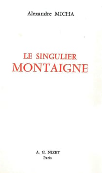 Le Singulier Montaigne