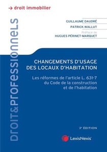 Changements d'usage des locaux d'habitation