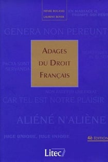Adages du droit français