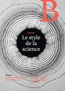 Revue de la Bibliothèque Nationale de France n.58 : le style de la science
