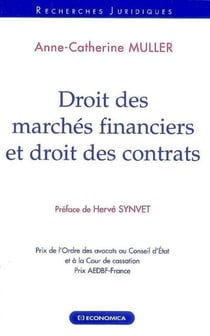 Droit des marchés financiers et contrats