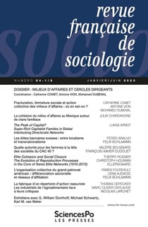 Revue française de sociologie n.64 : Milieux d'affaires et cercles dirigeants