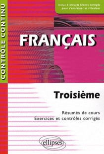 Contrôle continu : français - 3ème