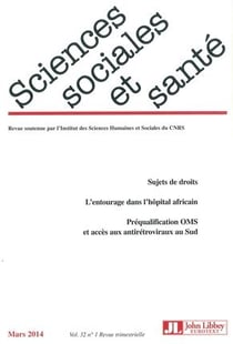 Revue sciences sociales et sante n.32