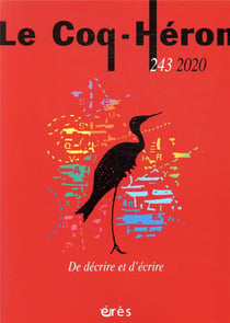 Revue le coq héron n.243 : de décrire et d'écrire