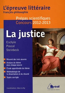 La justice - épreuve littéraire 2012/2013