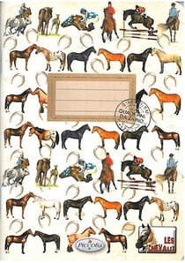 Mon carnet de notes - les chevaux