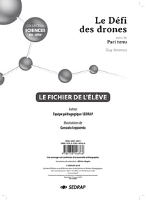 Le défi des drones - pari tenu ! - le fichier de l'élève