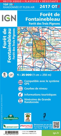FORETS FONTAINEBLEAU TROIS PIGNONS RESIS