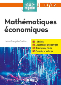 Sup en poche : mathématiques économiques - L1 et L2