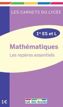 Maths - 1ère ES - les repères essentiels