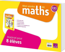 MON ANNEE DE MATHS : CE1 - matériel de l'élève - pour 8 élèves