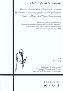 Revue Philosophia scientiae n.5/2